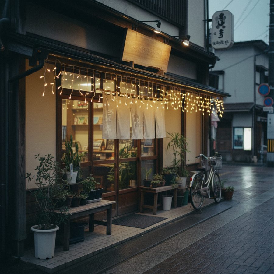 軒先のつららライト
