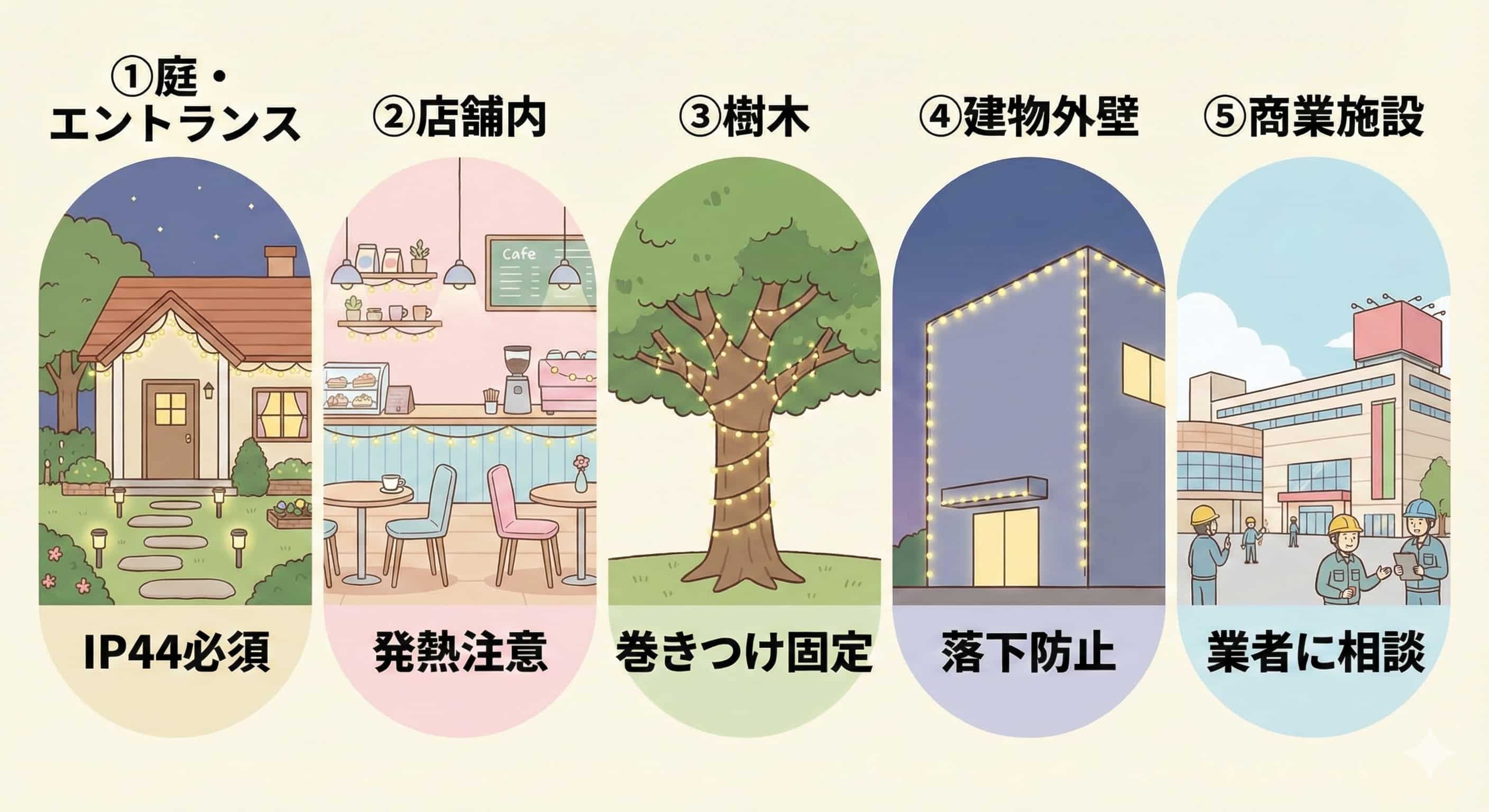 設置場所別の選び方