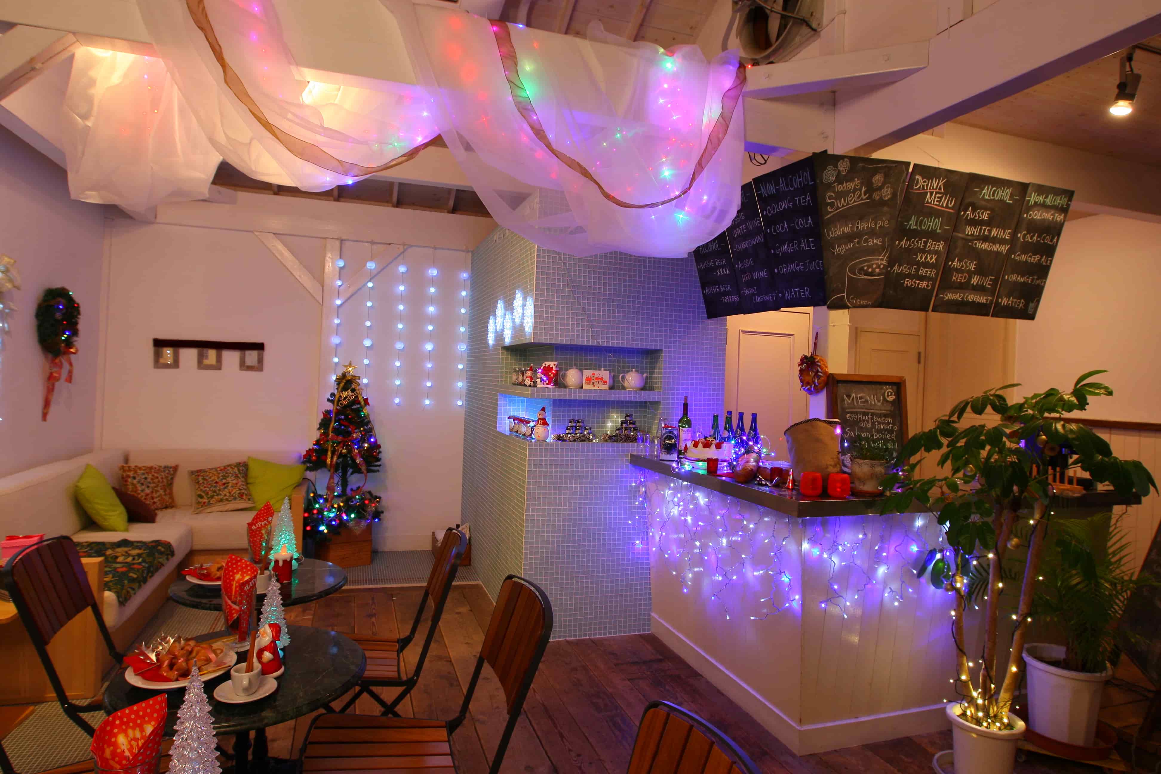 カフェ店内装飾