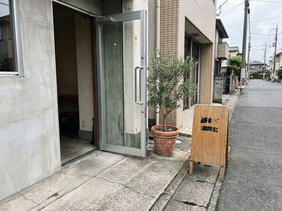 店舗入口のサンプル写真